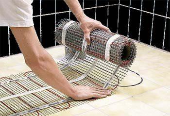 Тёплый пол под линолеум кабельный. Теплый пол на сетке. Карбоновый теплый пол. Сетка на пол электрический. Thermo thermomat tvk 180 4 м².